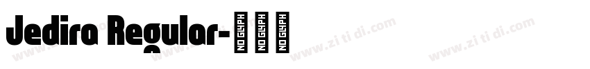 Jedira Regular字体转换